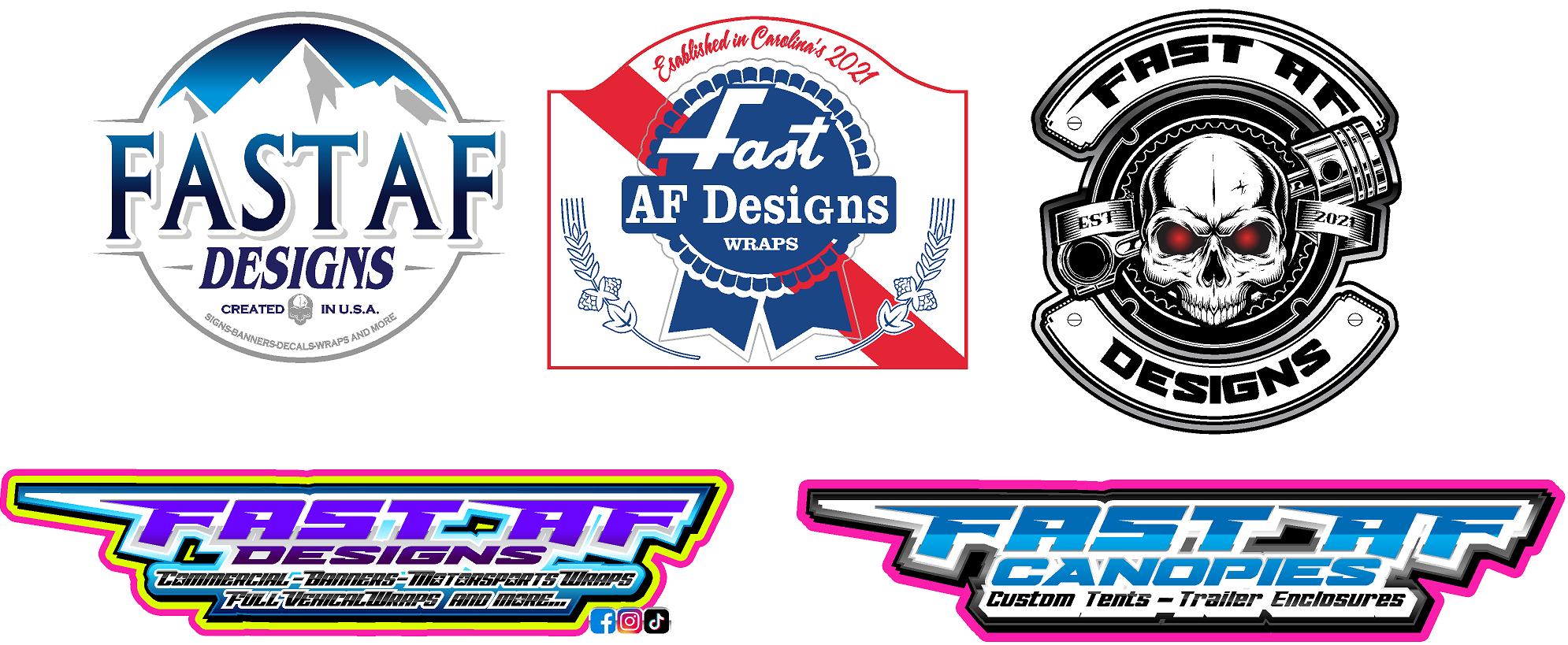 FastAF Decal Pack – Fast AF Designs